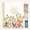 bloom daily planners 2026 Soft Cover Weekly & Monthly Planner, 8.5" x 11", Beige Bouquet